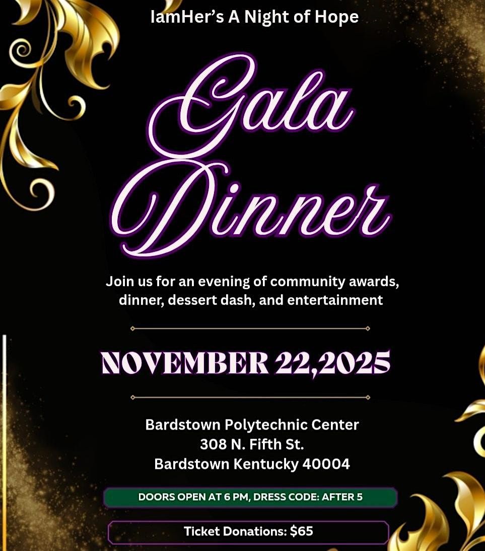 IamHER's 9th Annual "A Night of Hope" Gala Dinner