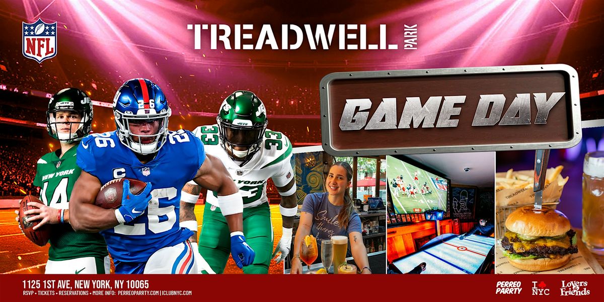 11\/23 SUNDAY GAME DAY  @  TREADWELL  PARK  UES -  Bites & Games