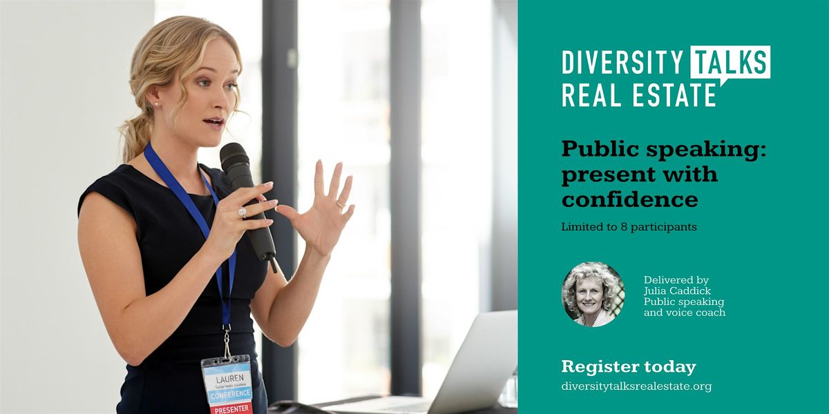 Public speaking - present with confidence, women only
