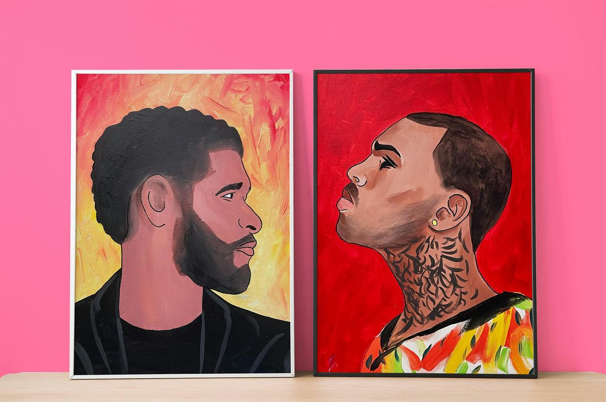 DWTN: Paint and Sip: Usher Vs Chris Brown