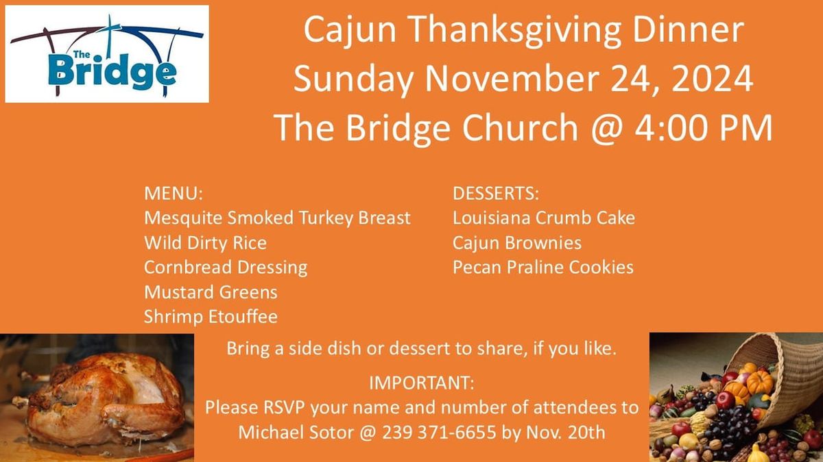 Cajun Thanksgiving Dinner