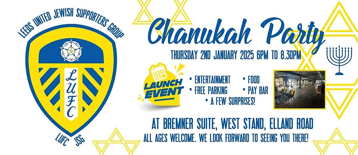 LUFC Jewish Supporters Group Chanukah Party