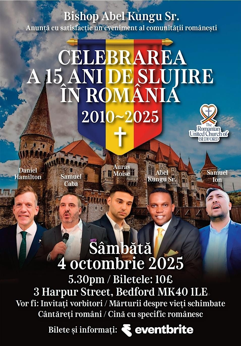 CELEBRAREA A 15 ANI DE SLUJIRE \u00ceN ROM\u00c2NIA 2010 - 2025