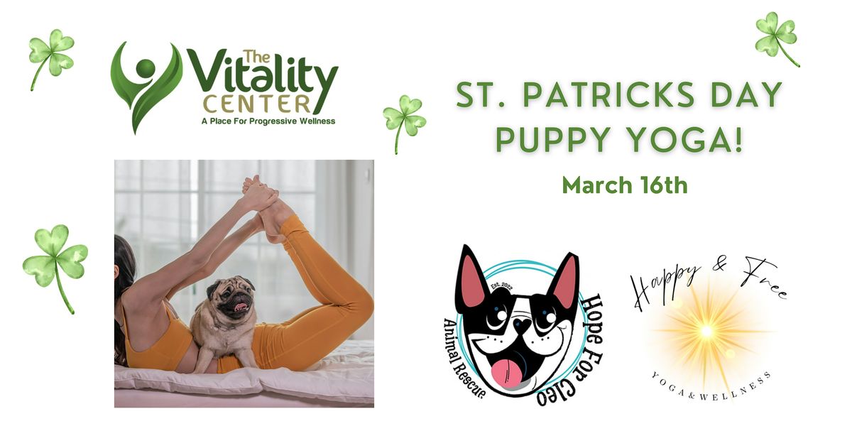 Puppy Yoga at The Vitality Center