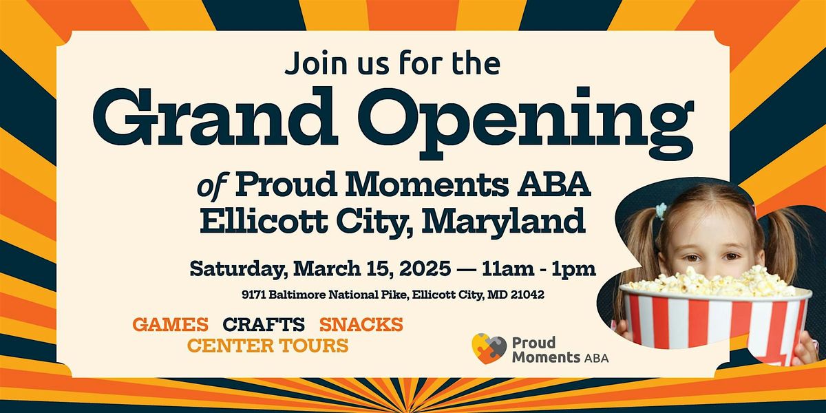 Autism-Friendly Grand Opening Under the Big Top \u2013 Ellicott City