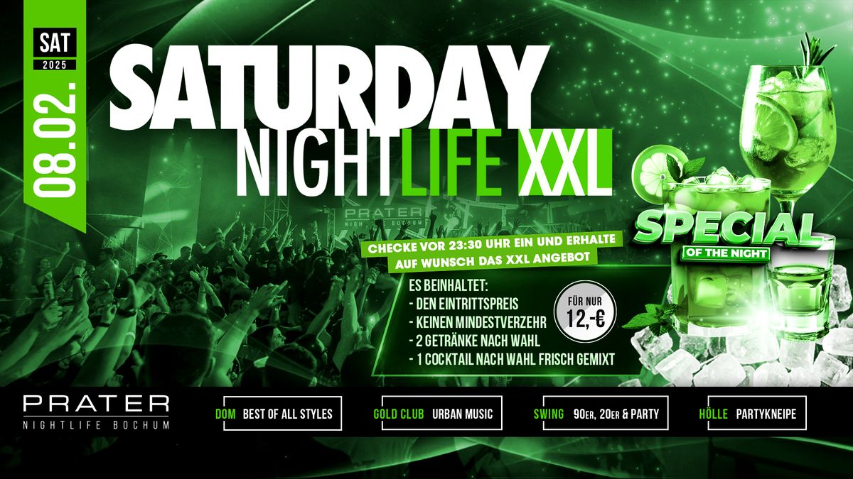 Saturday Nightlife XXL at PRATER BOCHUM [08\/02\/2025]