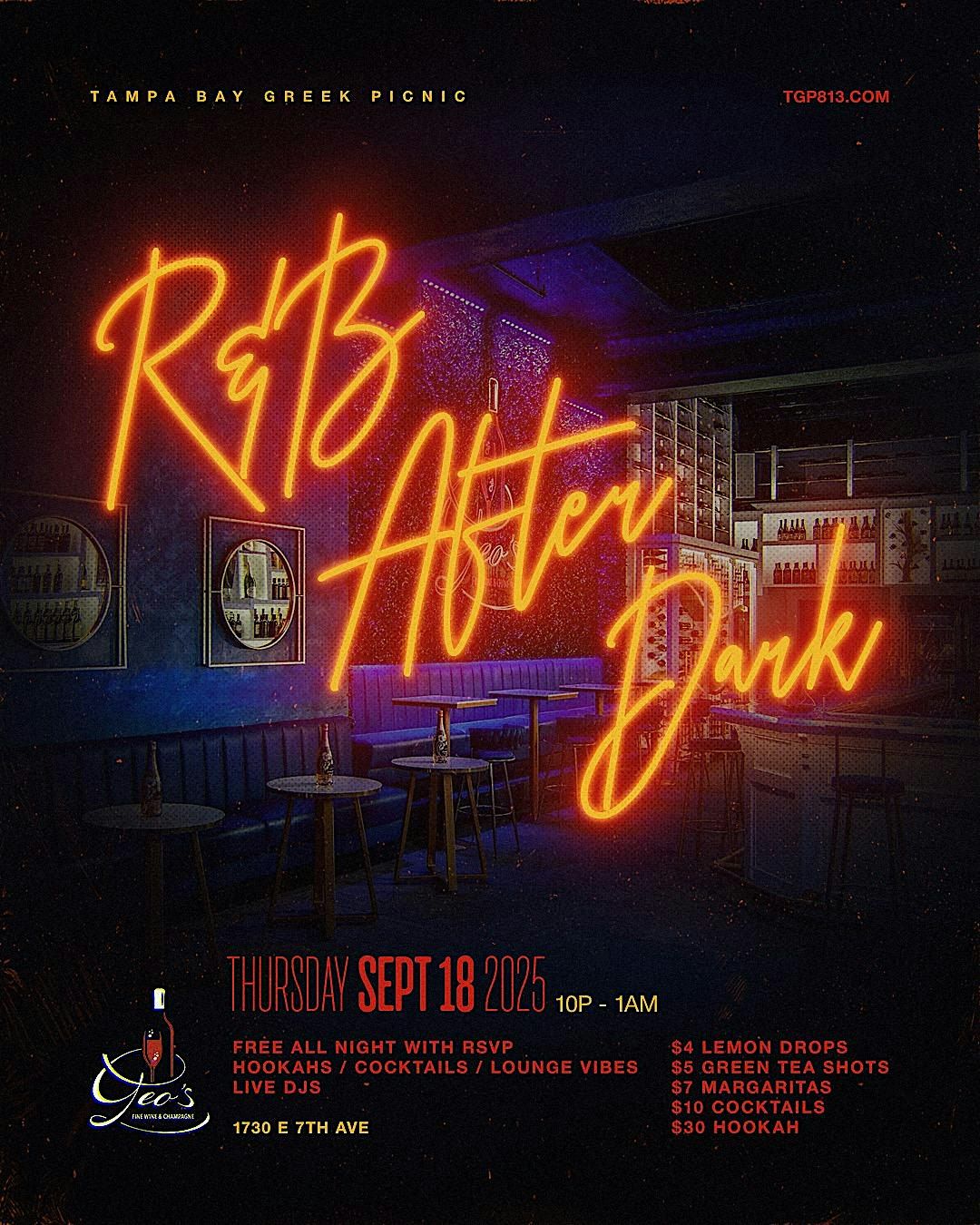 R&B AFTER DARK: TBGP THURSDAY AFTER PARTY!