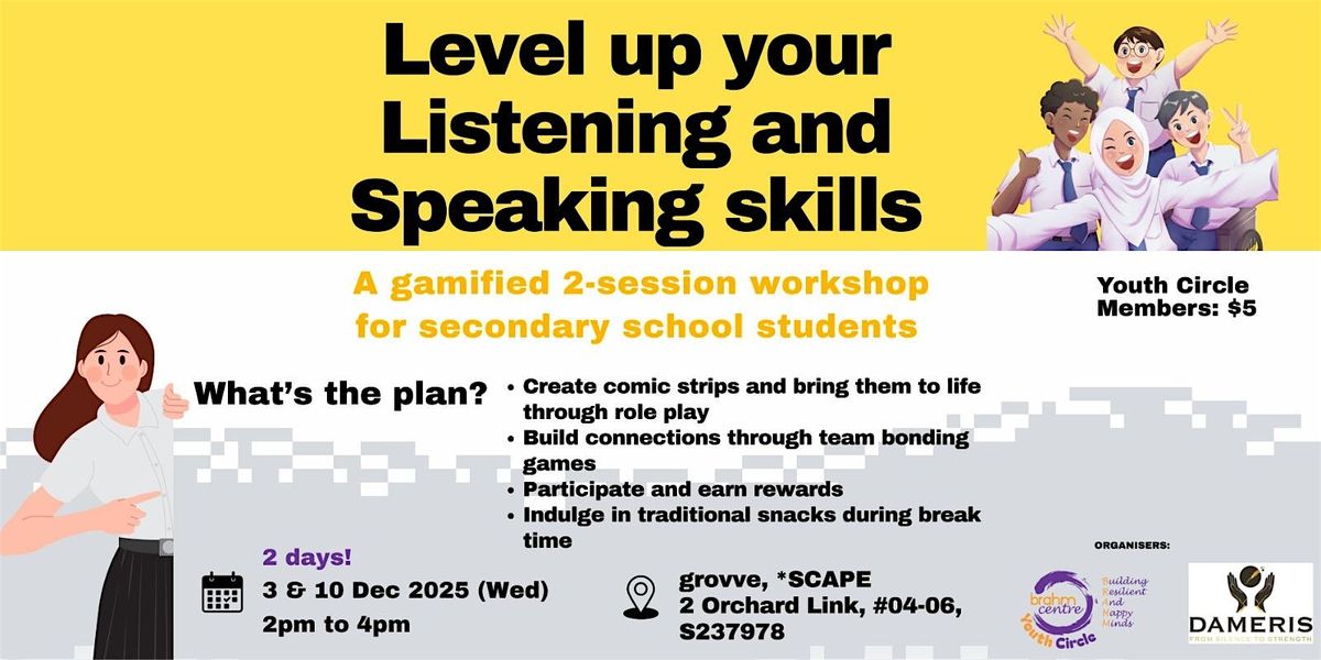 Level Up Your Listening & Communication Skills (13-16 Yr Old)