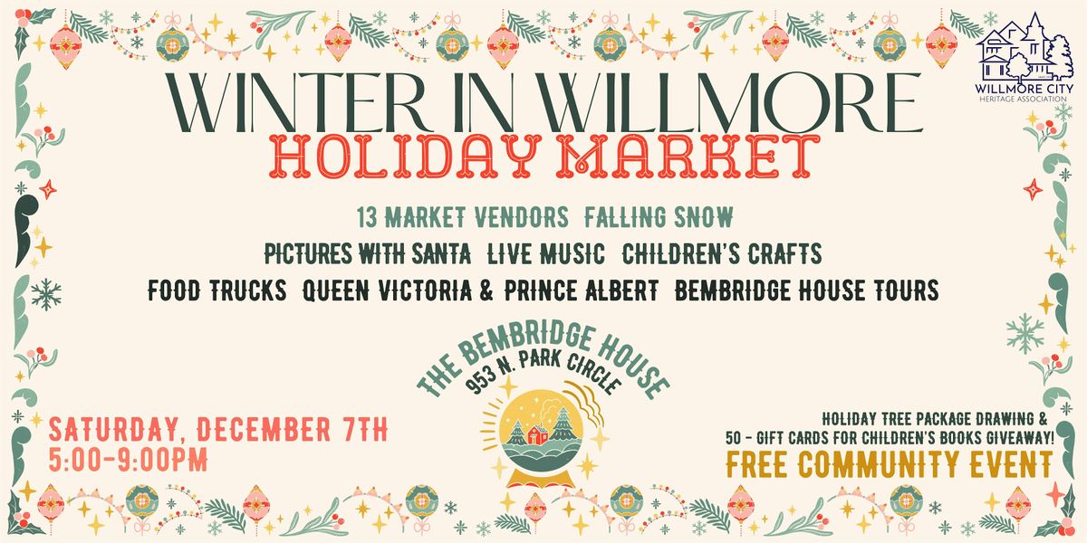 Winter in Willmore - Holiday Market