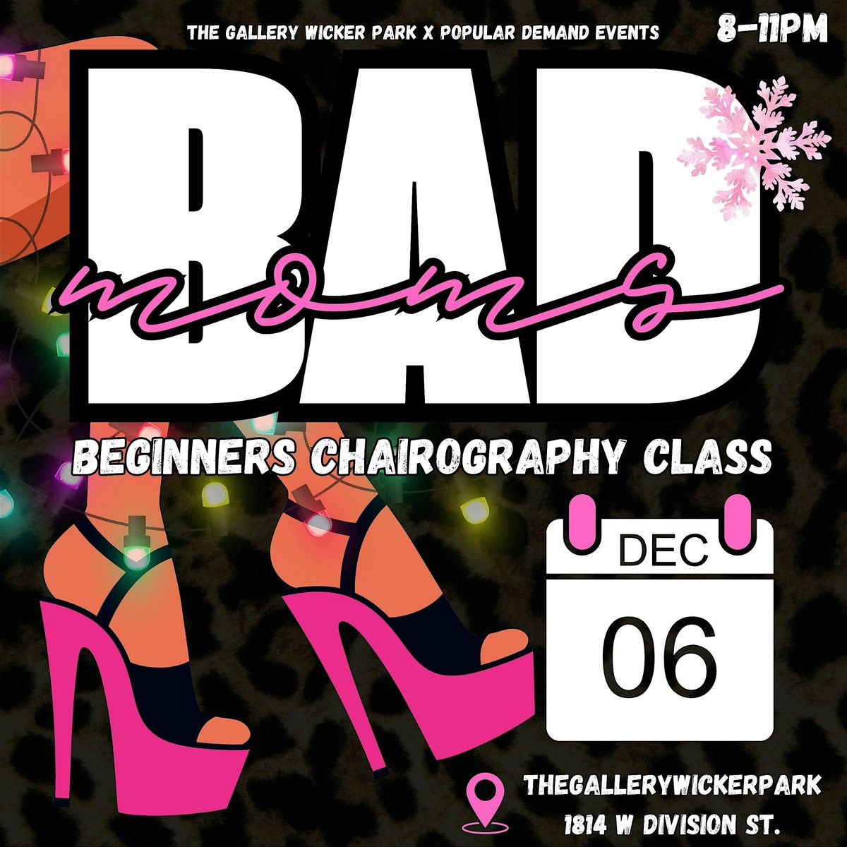 Bad Moms Beginners Chairography Class