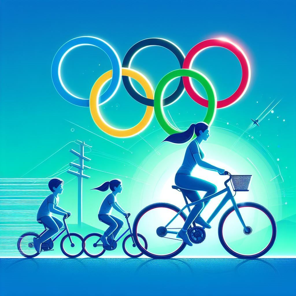 Burghfield Family Bike Ride - 2024 Olympics!