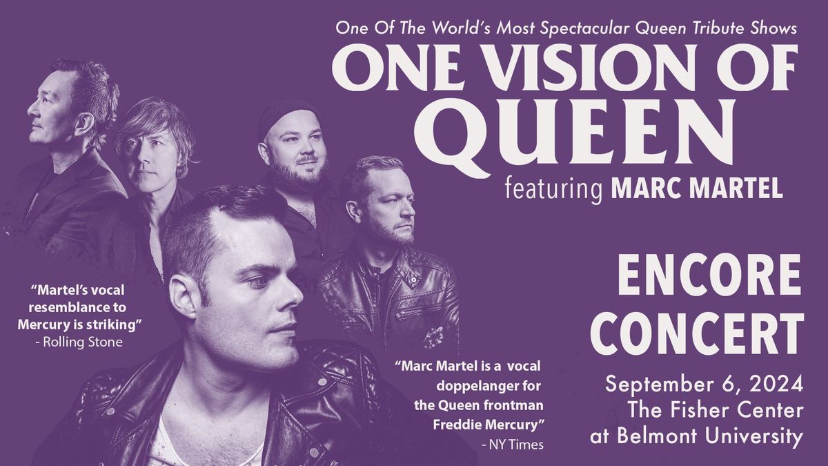 One Vision of Queen feat. Marc Martel - Encore Concert