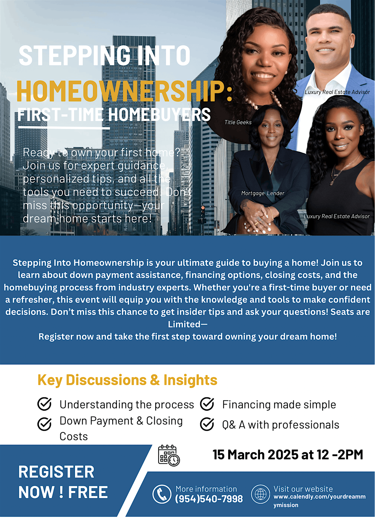 Stepping into Homeownership Homebuyers Workshop & Discussion Panel