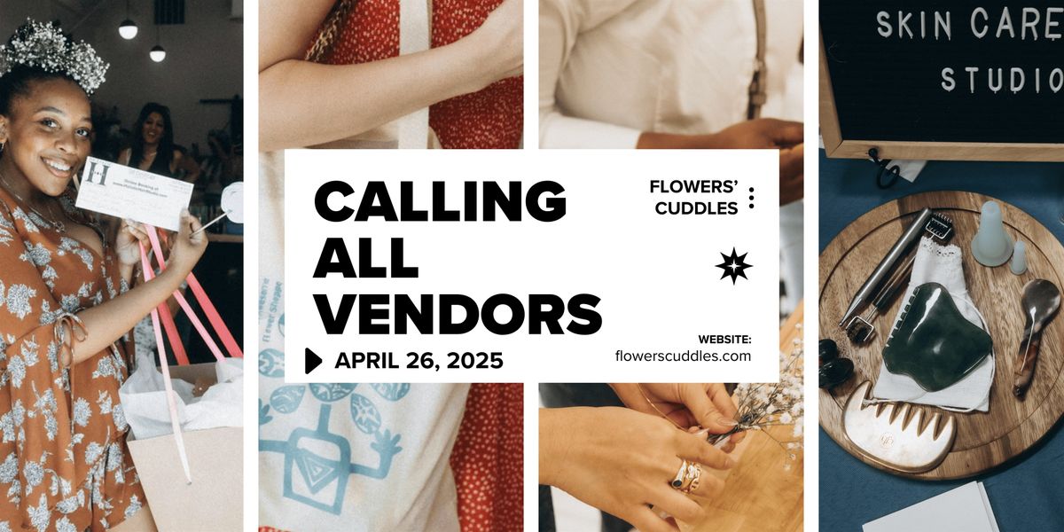 Calling All Vendors! Join Our Flower Studio's 2-Year Celebration!