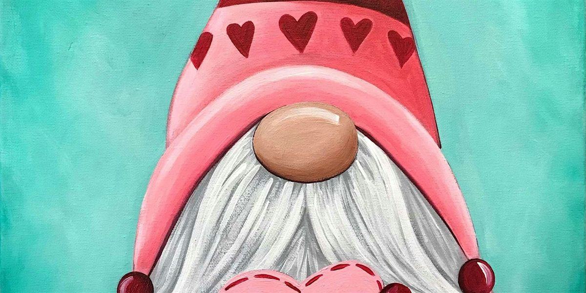 Sweetheart Gnome  - Paint and Sip by Classpop!\u2122