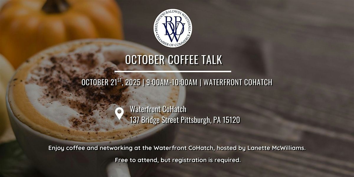 October Coffee Talk