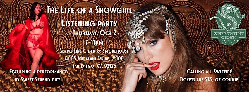 The Life of a Showgirl Listening Party