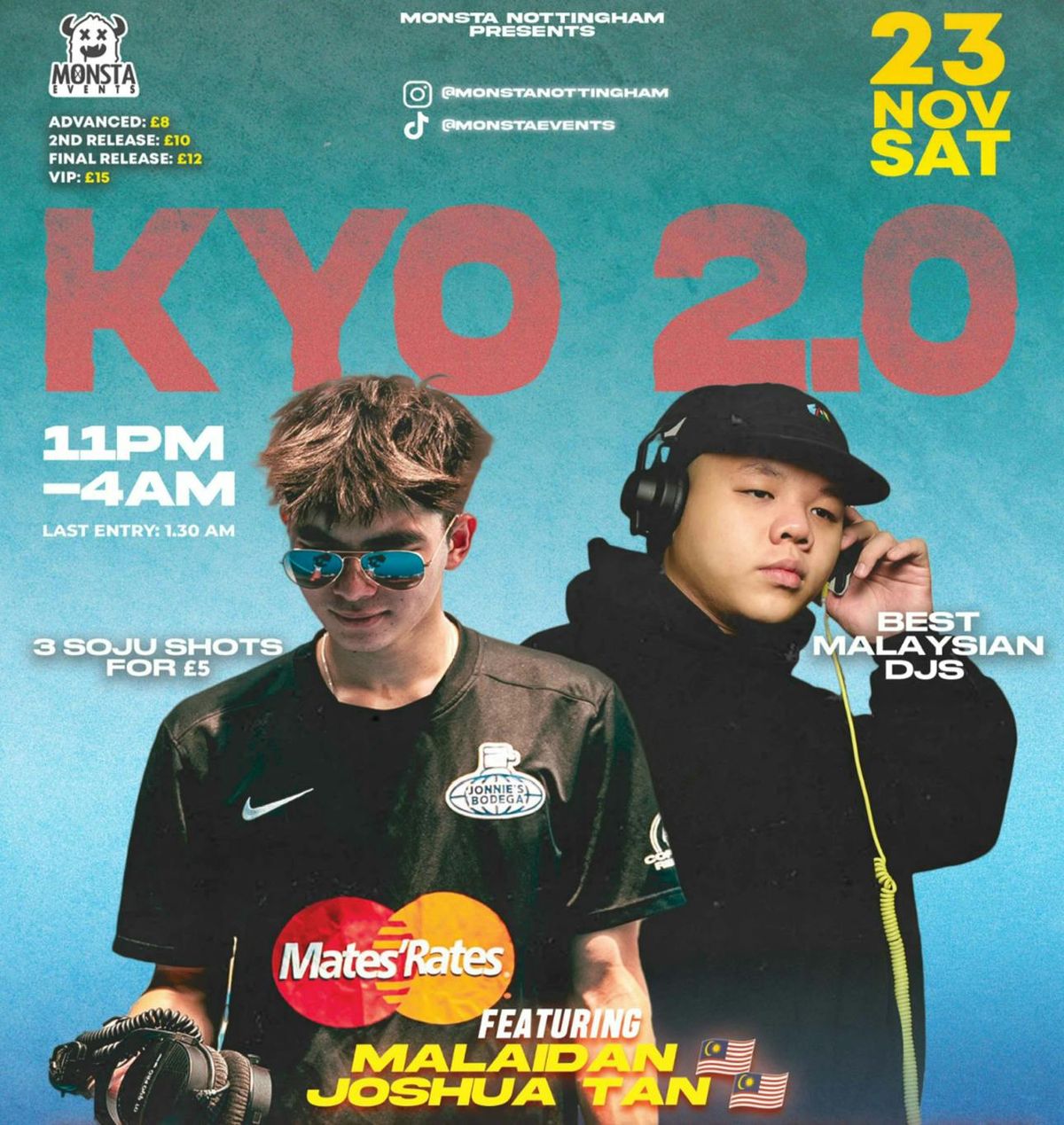 Monsta Nottingham Presents 'KYO 2.0' @Tunnel Night Club