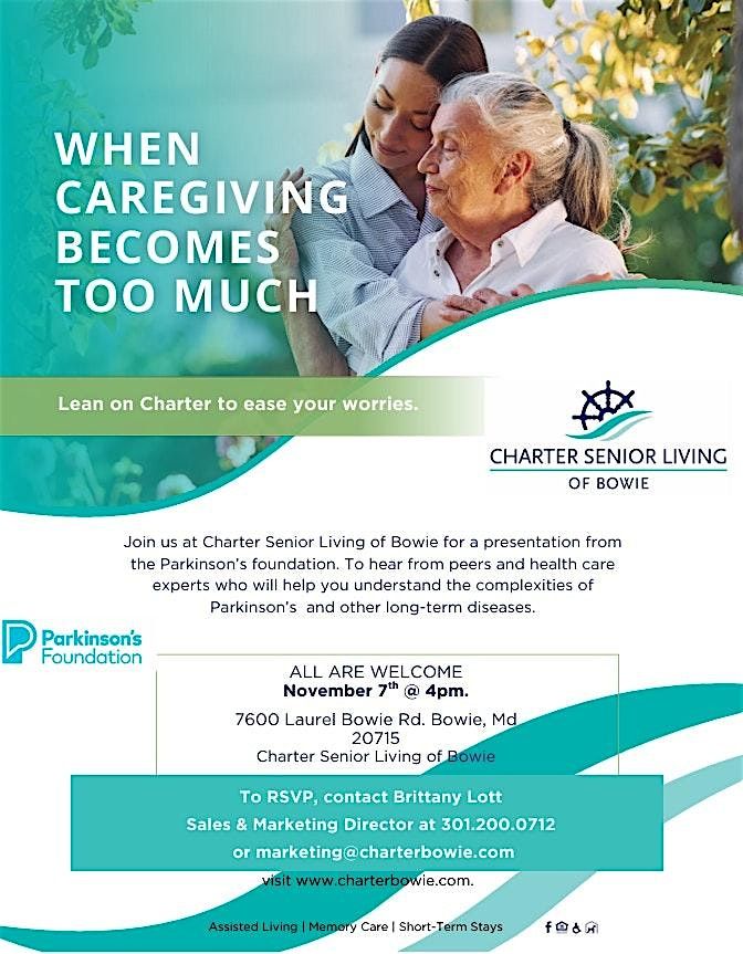 Understand the challenges of Parkinson\u2019s disease & how we can help!
