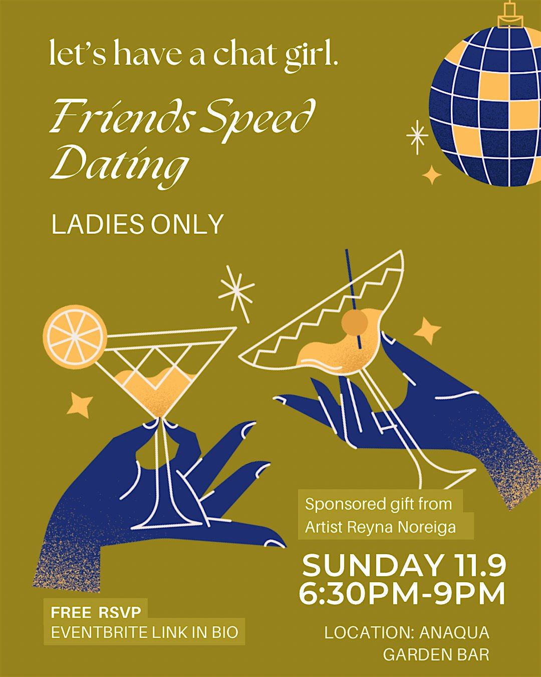 The Gathering Friends Speed Dating (ladies only)