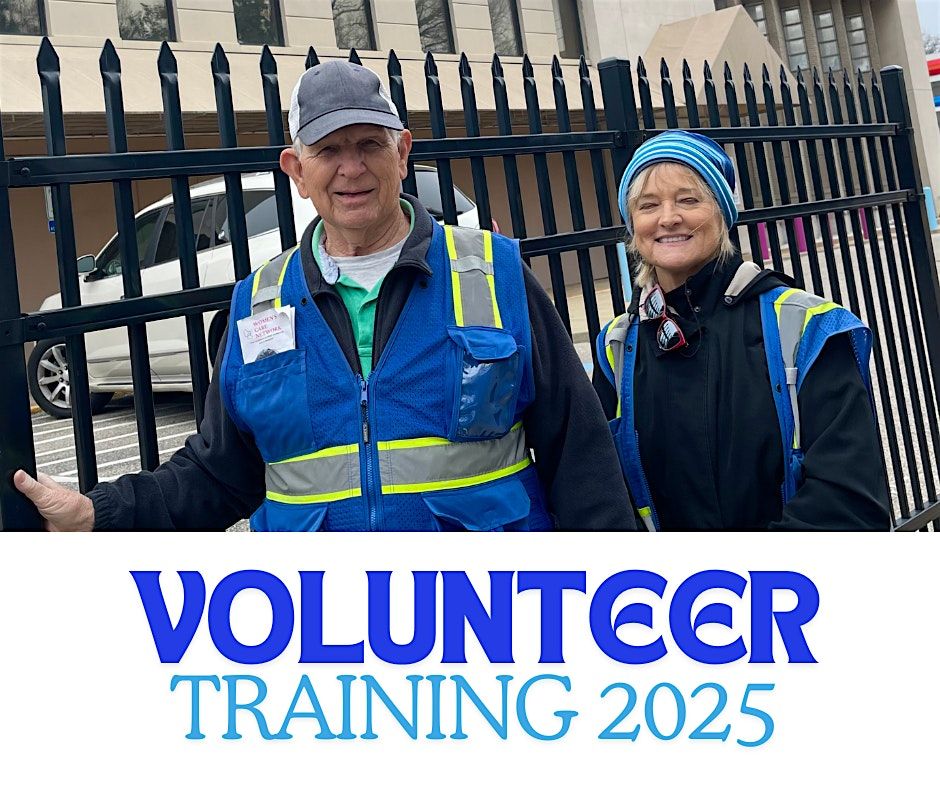 Volunteer Training Spring 2025