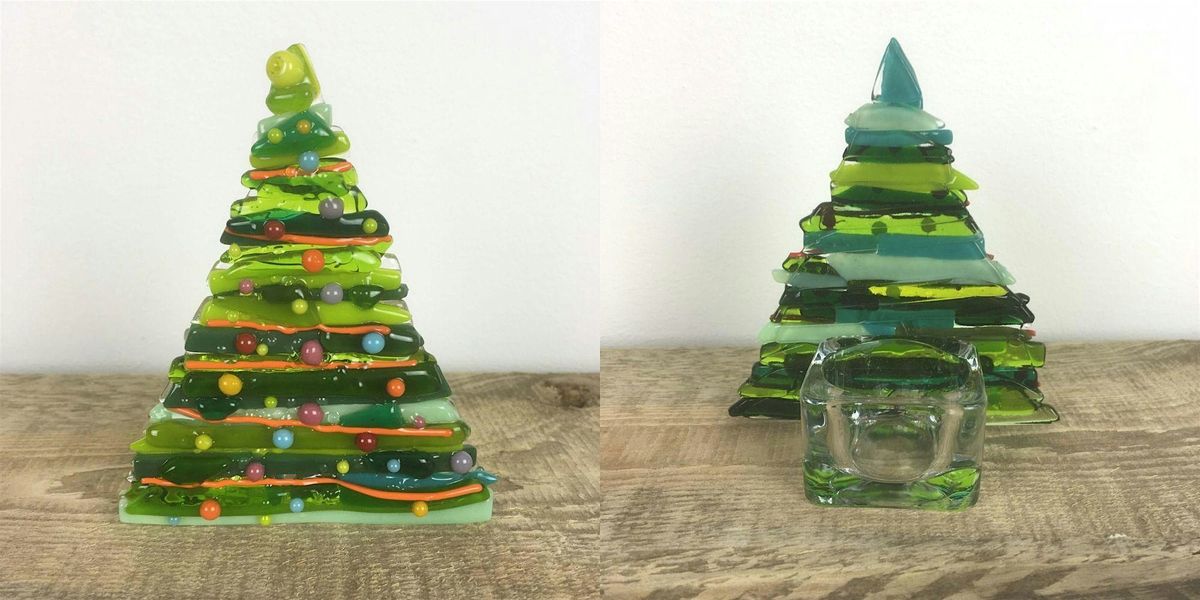 Make a Wonky Tree Glass Tealight Holder