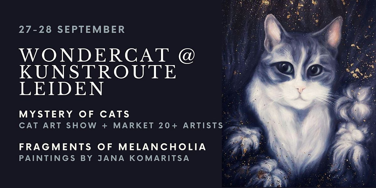 WonderCat @ Kunstroute Leiden: Cat Art Show + Market + Creative Activities