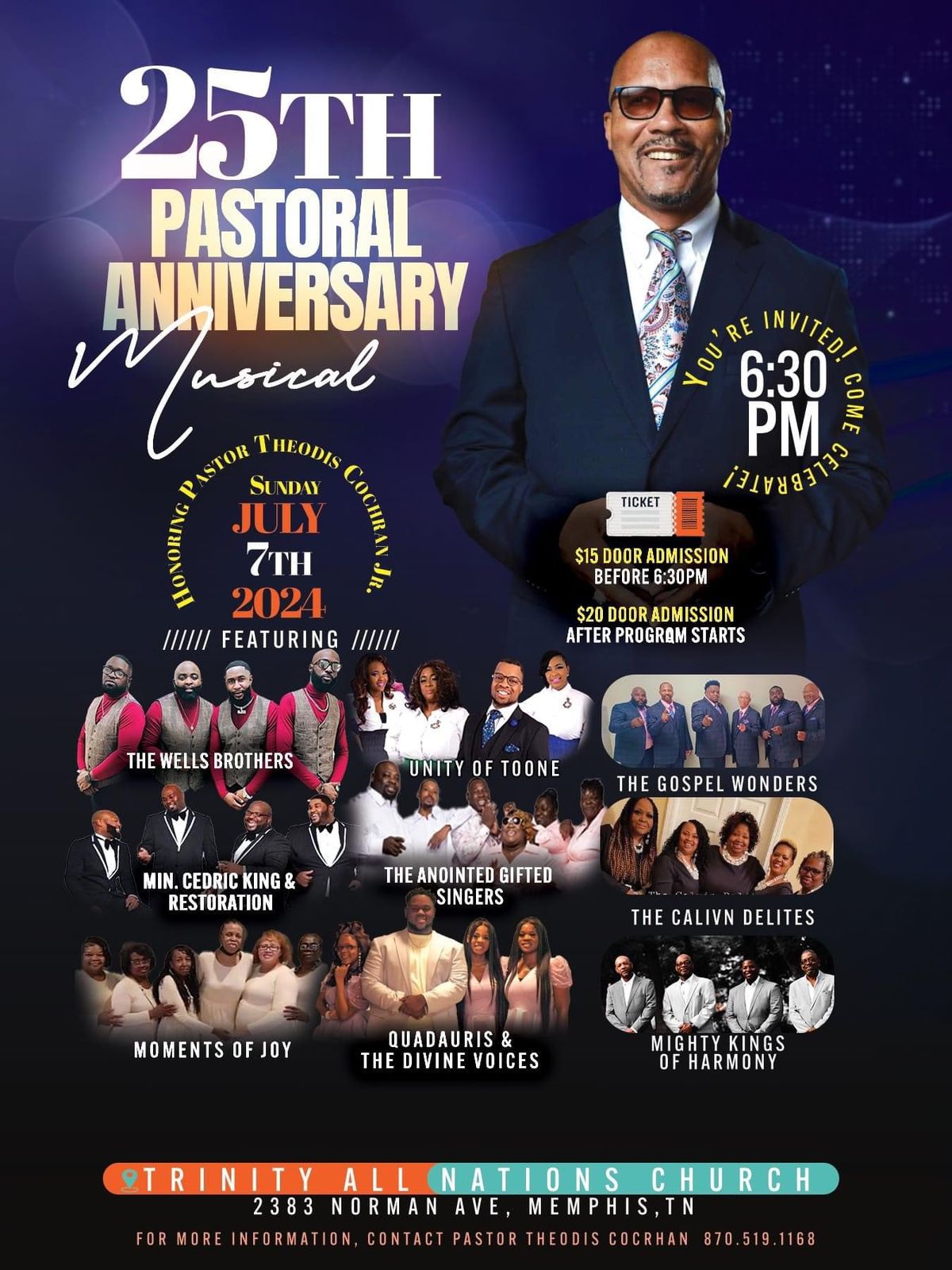 25th Pastoral Anniversary Musical 