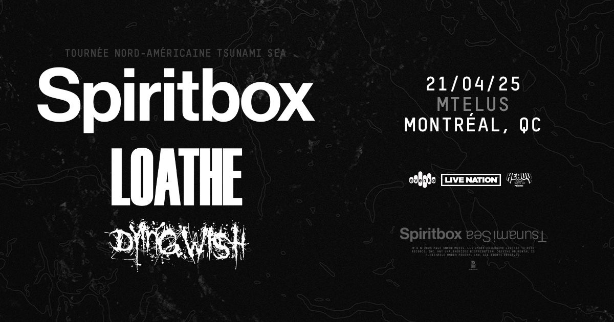 HEAVY MTL pr\u00e9sente Spiritbox : Tsunami Sea North American Tour