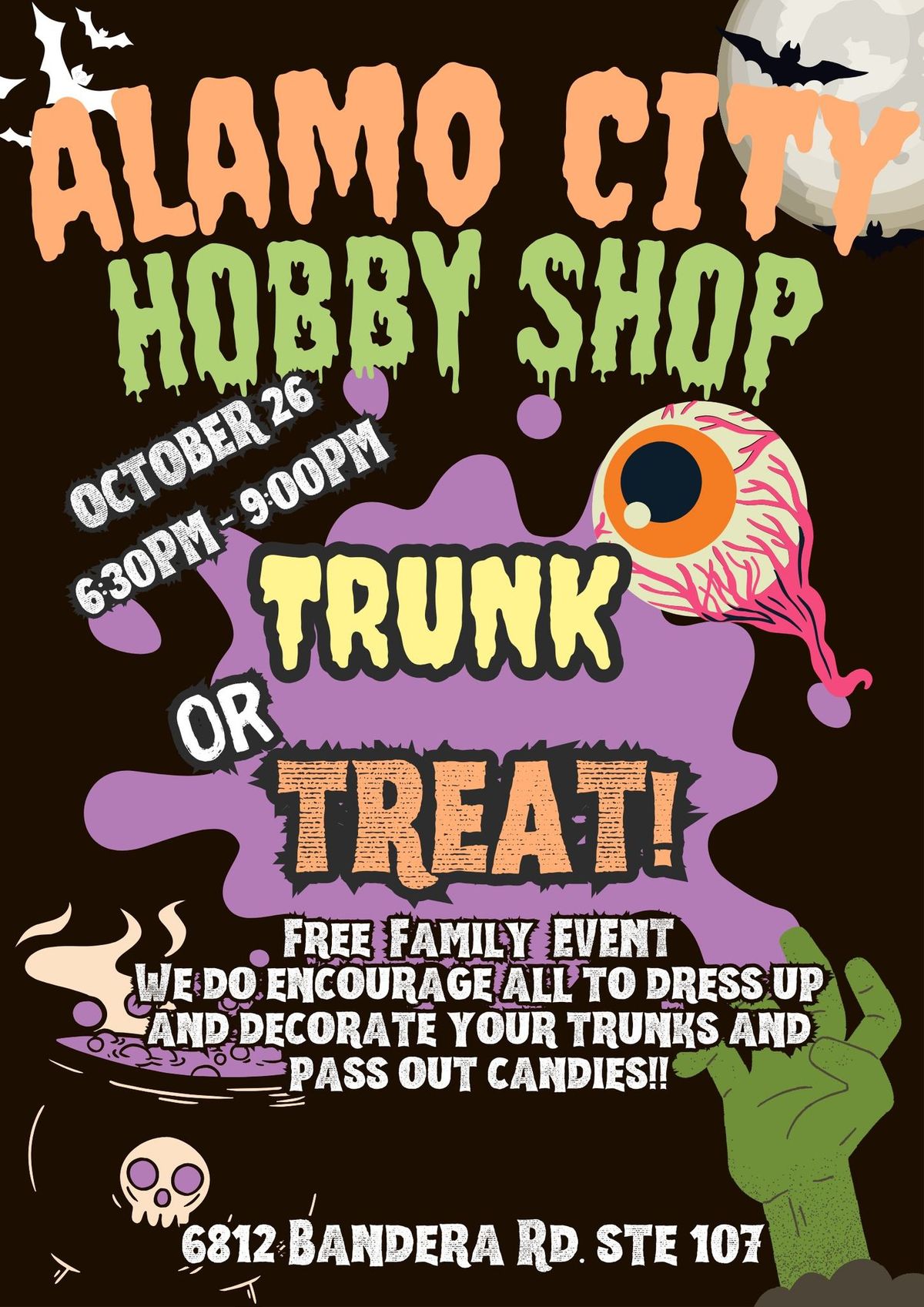 Annual Trunk or Treat FREE EVENT