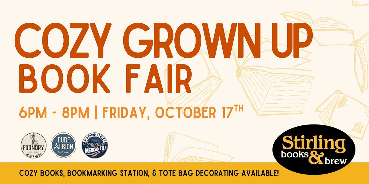 Cozy Grown Up Book Fair