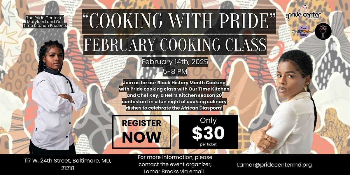 Cooking with Pride: Black History Month Cooking Class