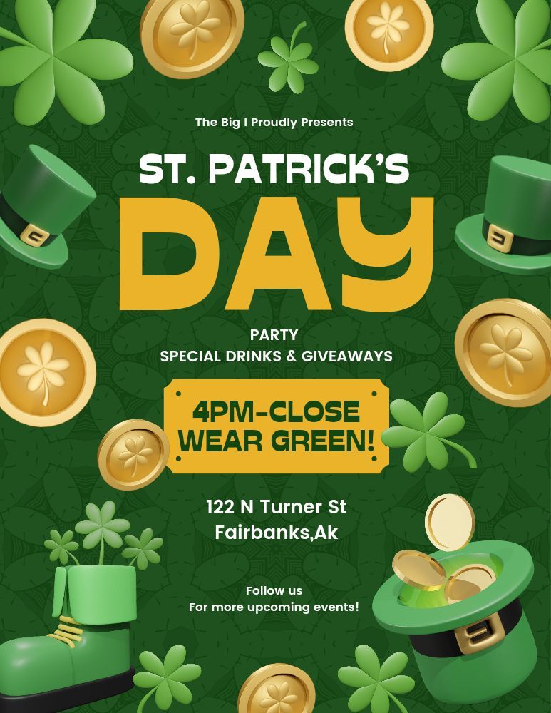 St Patty's Day Party @ The Big I