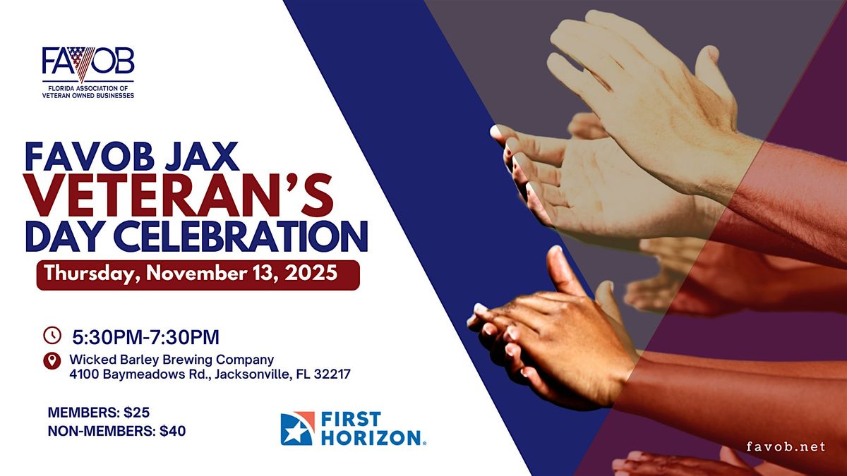 FAVOB Jax Veteran's Day Celebration