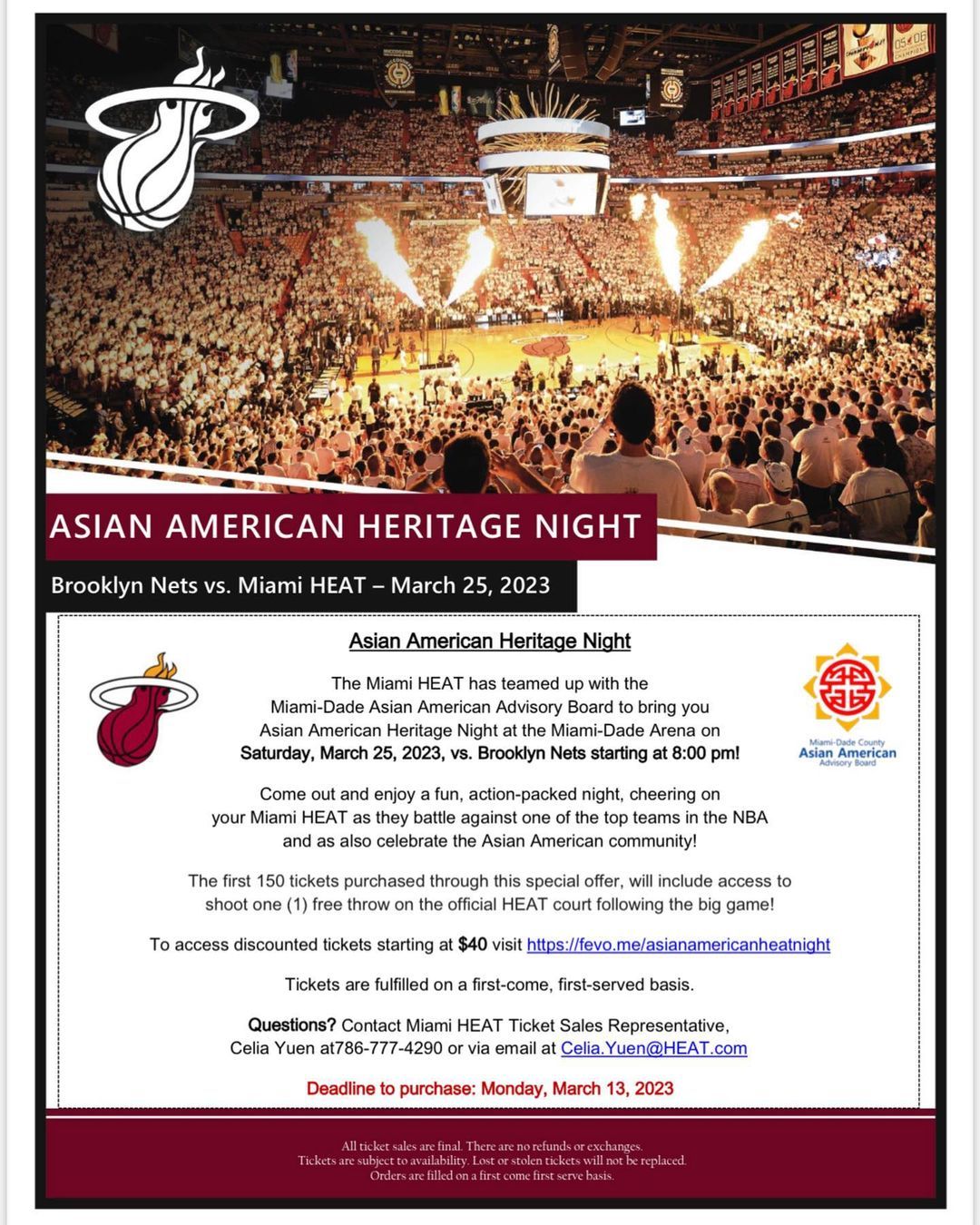 Brooklyn Nets at Miami Heat Tickets