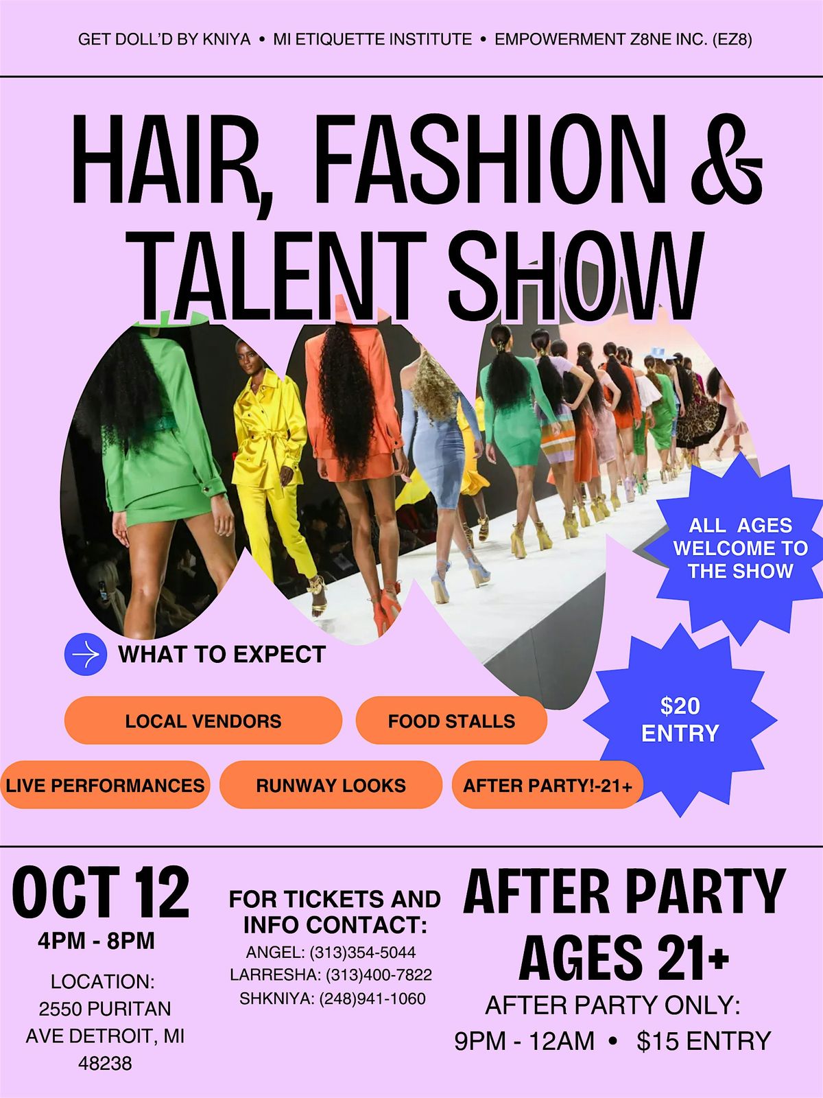 EZ8 Hair, Fashion, & Talent show! Pre-Grand opening