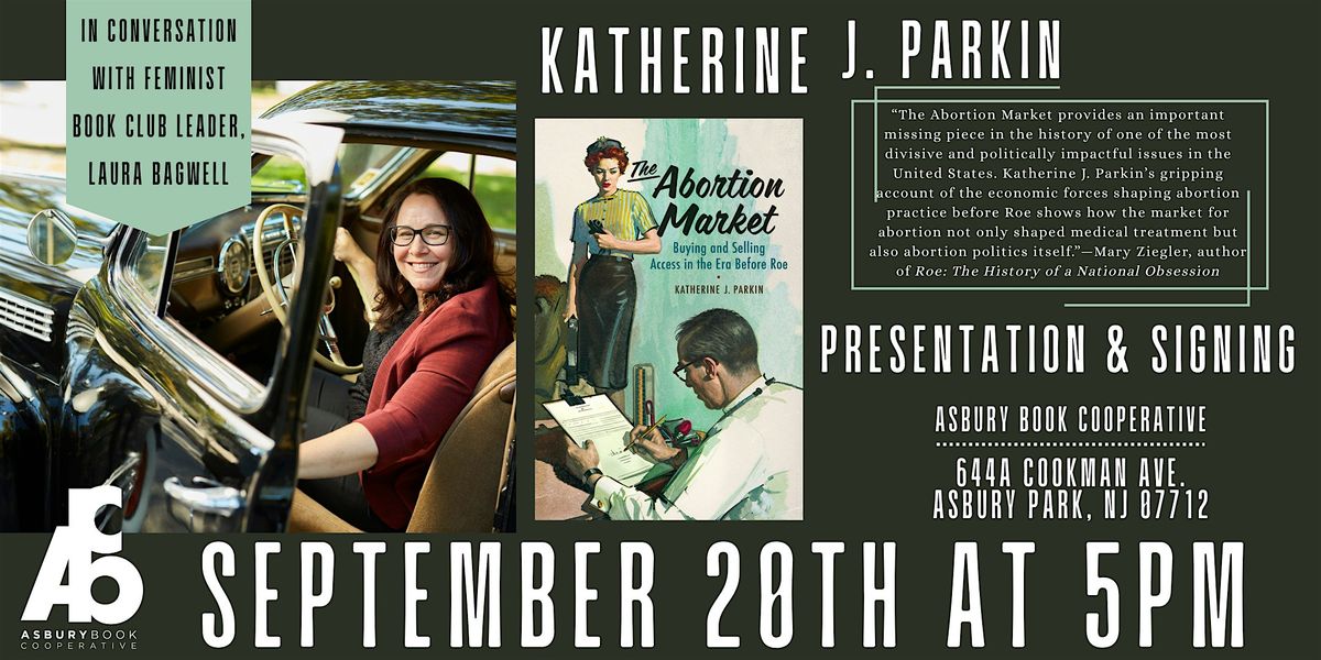 Book Event: The Abortion Market by Katherine J. Parkin
