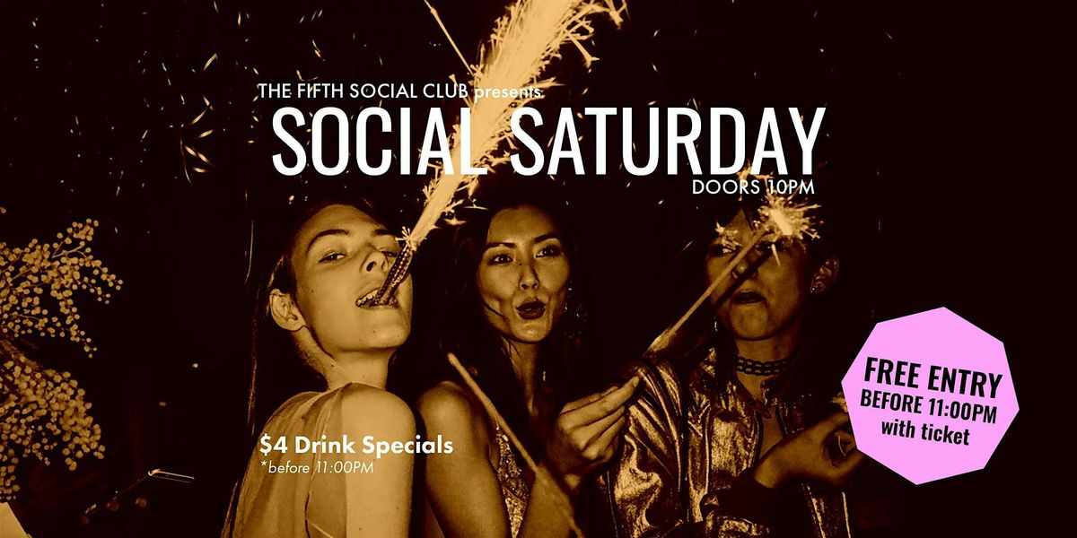 Social Saturdays Dance Party (21+)