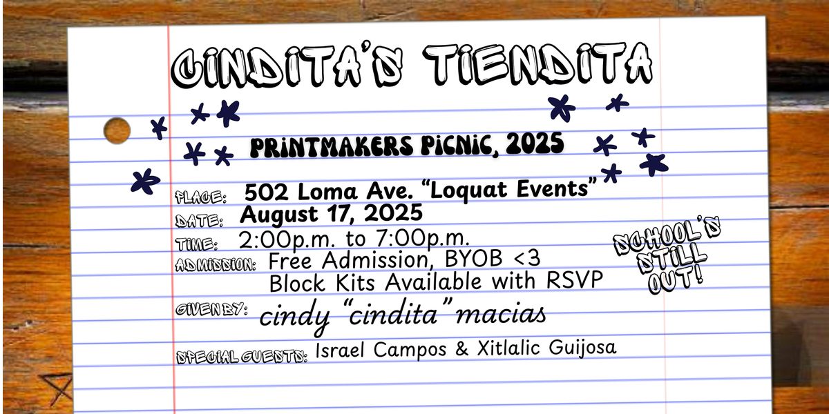 Printmaker's Picnic