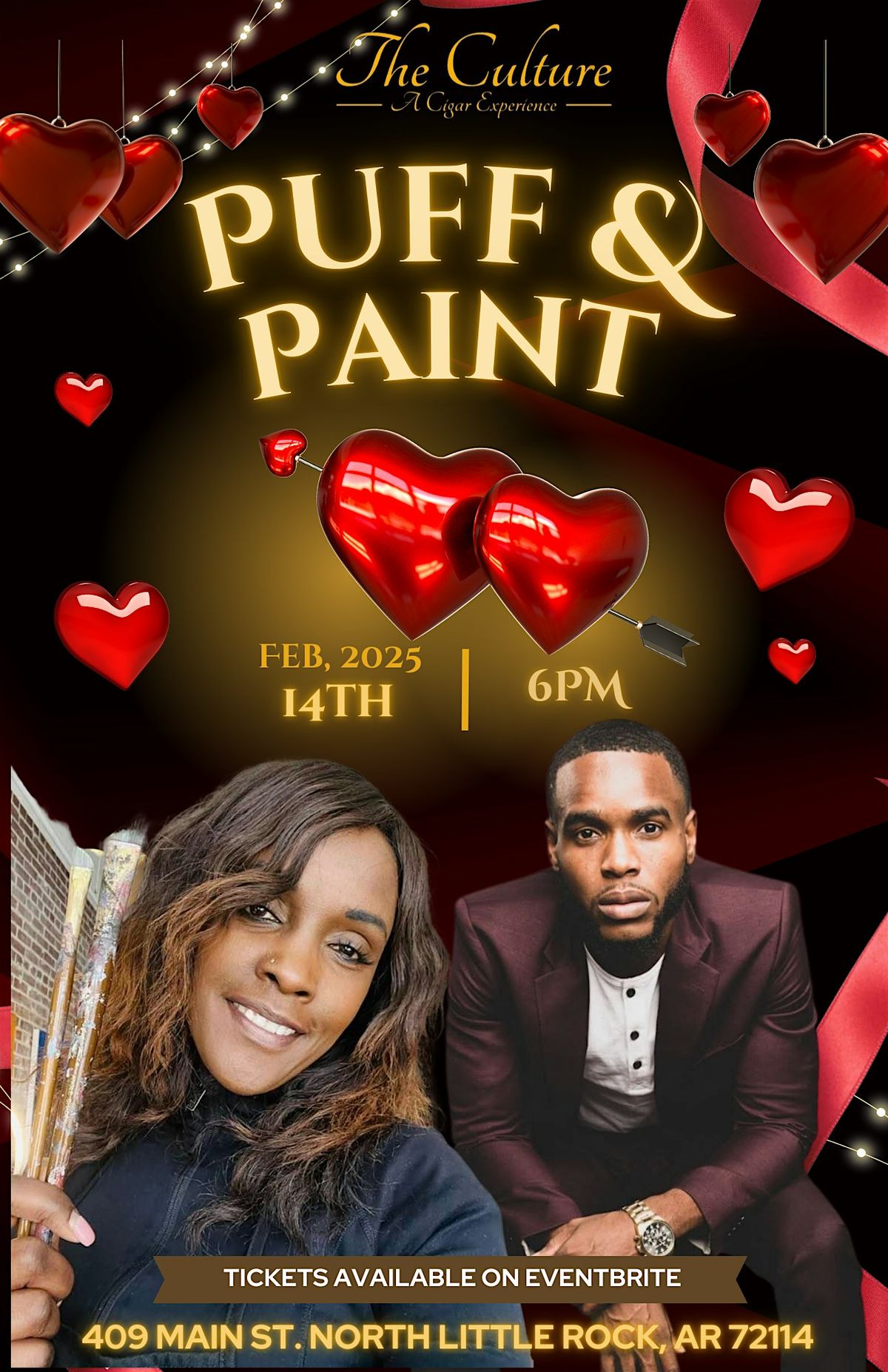 Annual Valentine's Day 'PUFF N PAINT"