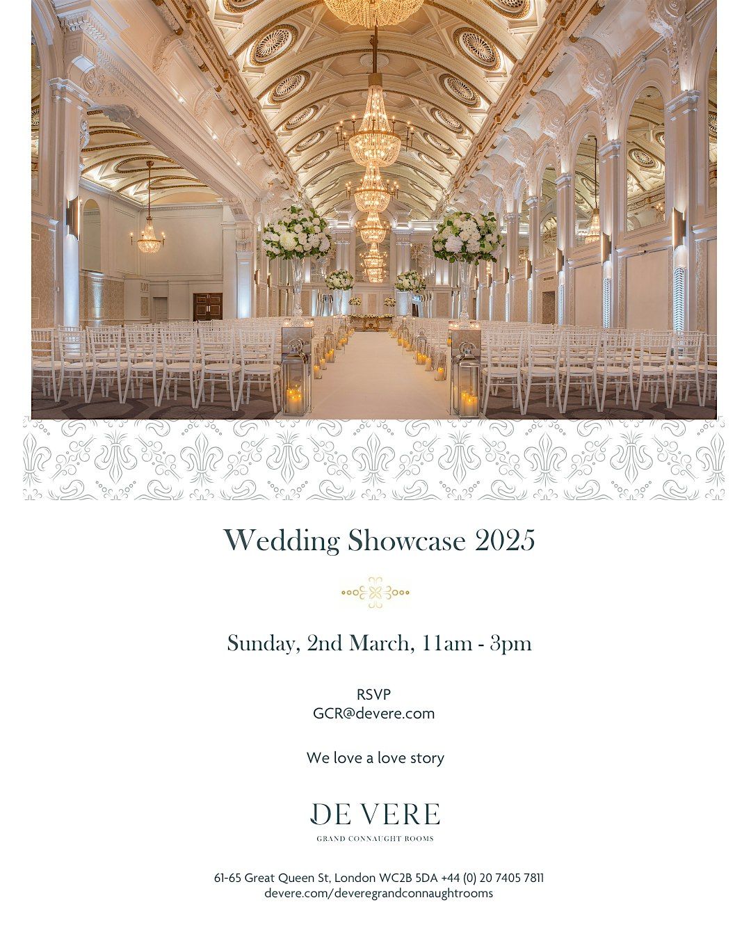 Wedding Showcase 2025  - De Vere Grand Connaught Rooms