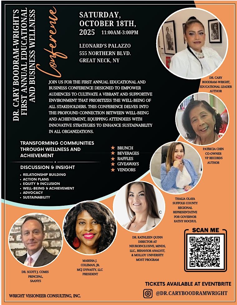 Dr. Cary Boodram-Wright's  1st Annual Educational & Business Wellness Conf.