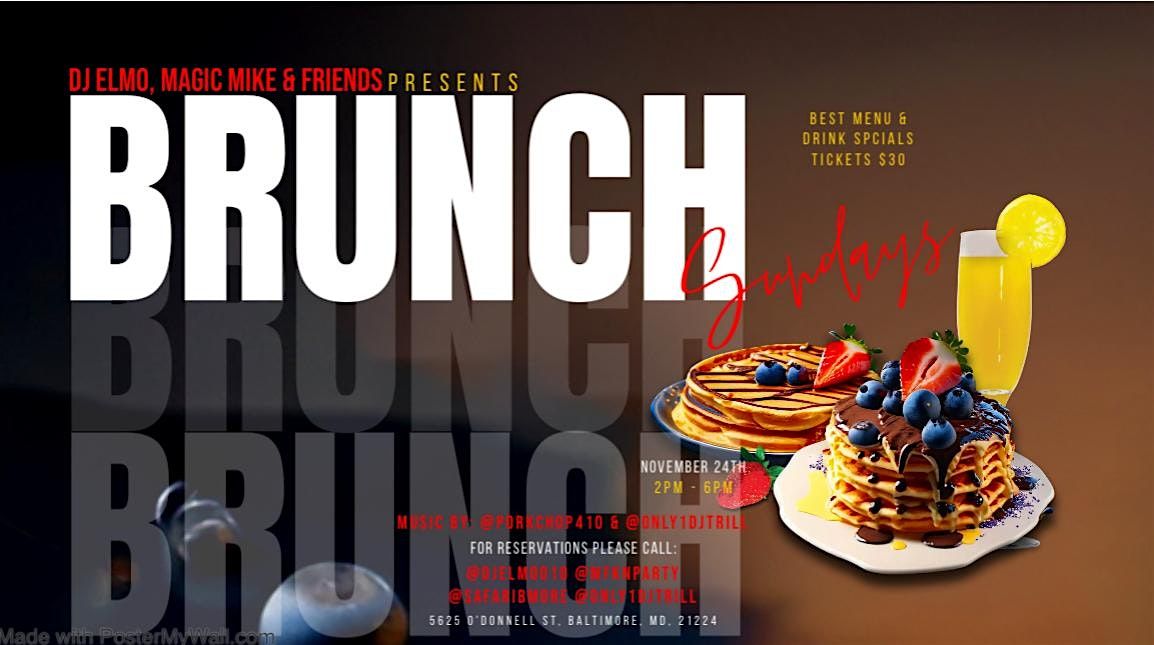 Dj Elmo, Magic Mike & Friends Presents Brunch At Safari