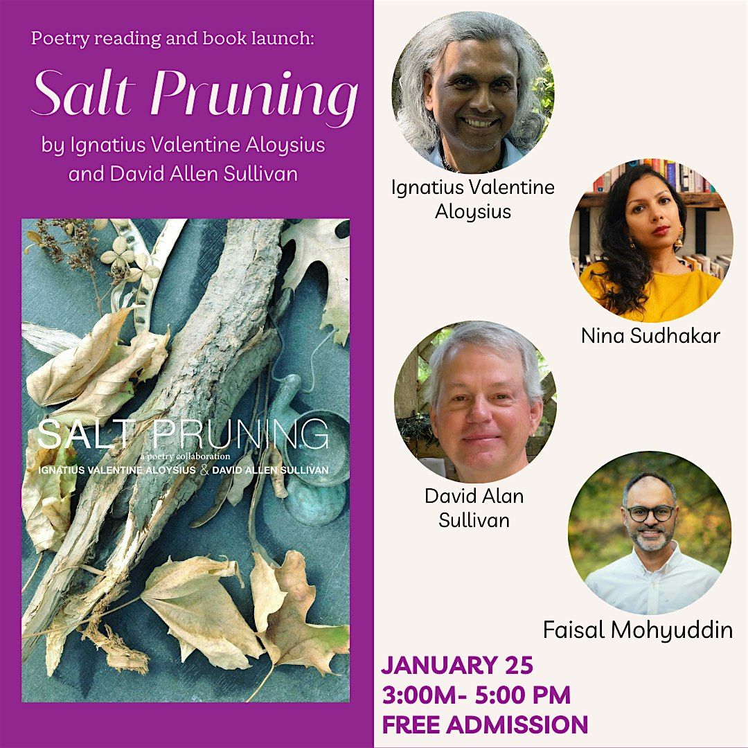 Salt Pruning: A Poetry Collaboration (Book Launch and Q & A)