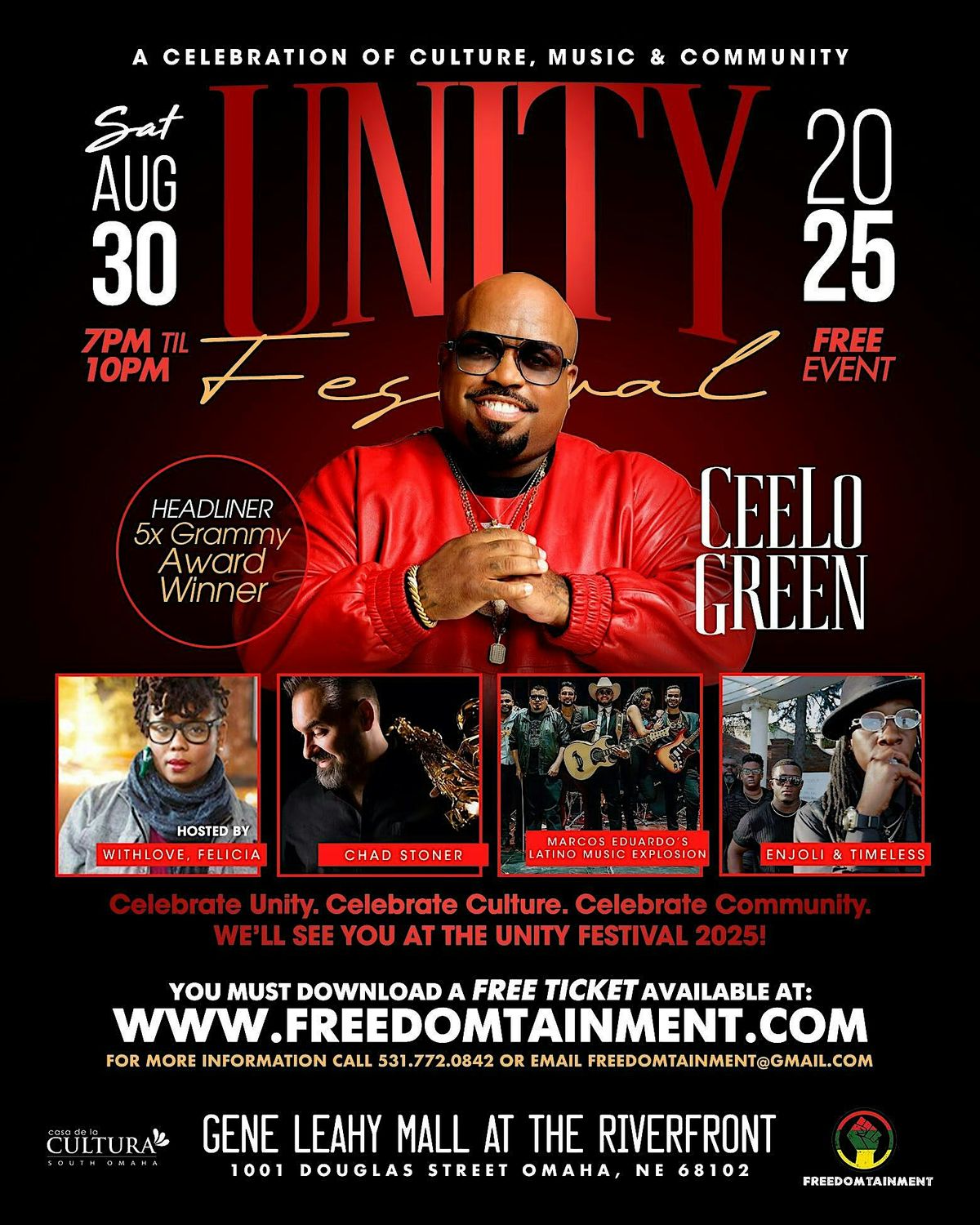 Unity Fest 2025 :A Celebration of Culture, Music & Community Ceelo Green