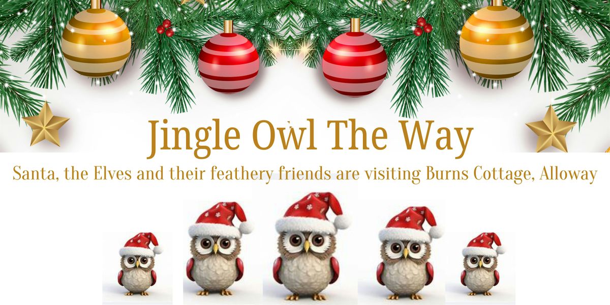 Jingle Owl The Way 2024- Santa @ Burns Cottage