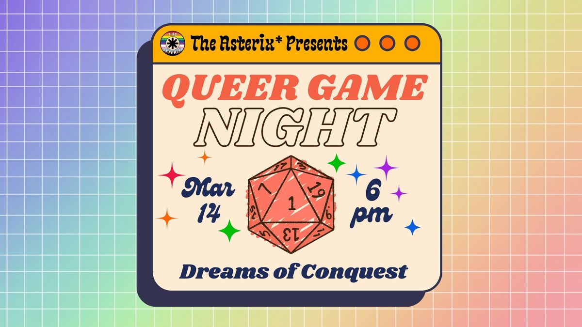 Queer Game Night - March