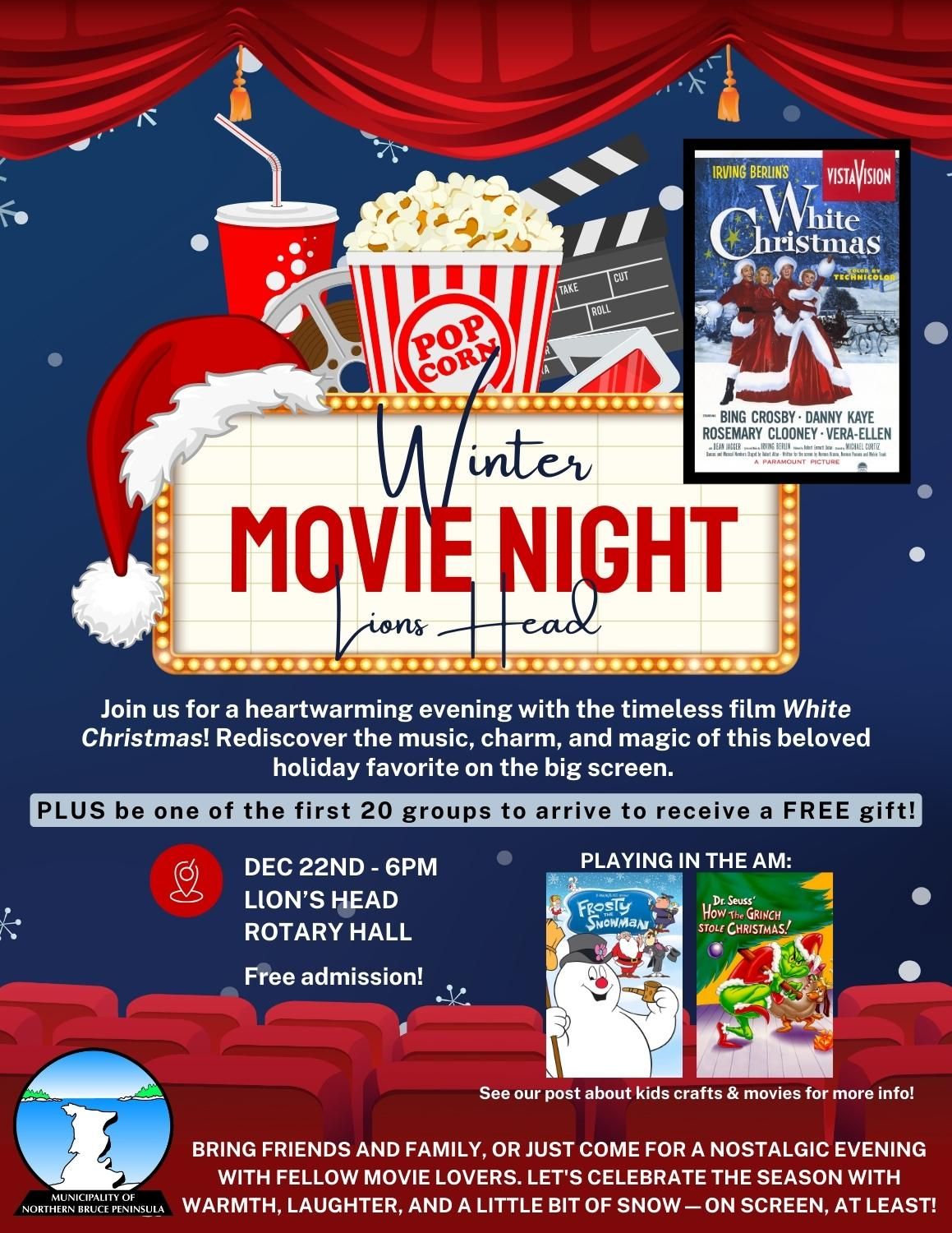 Classic Movie Night: White Christmas at Jefferson Theatre-TX