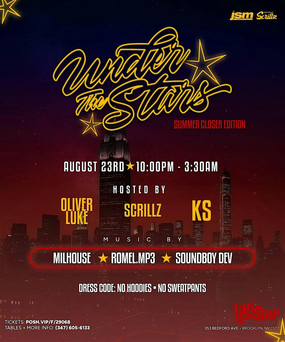 Under The Stars: Summer Closer  A Night of Dancehall, RNB, HipHop