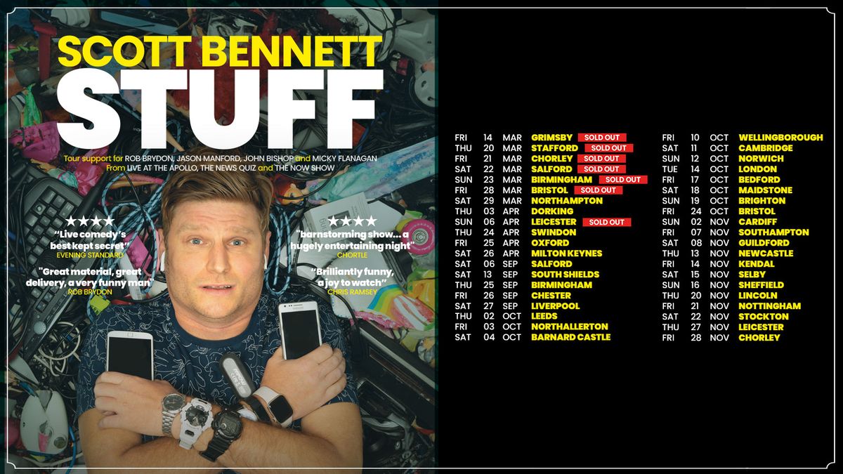 Scott Bennett: Stuff - Birmingham